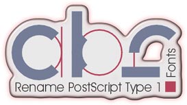 ABF Rename PostScript T1 Fonts - Download
